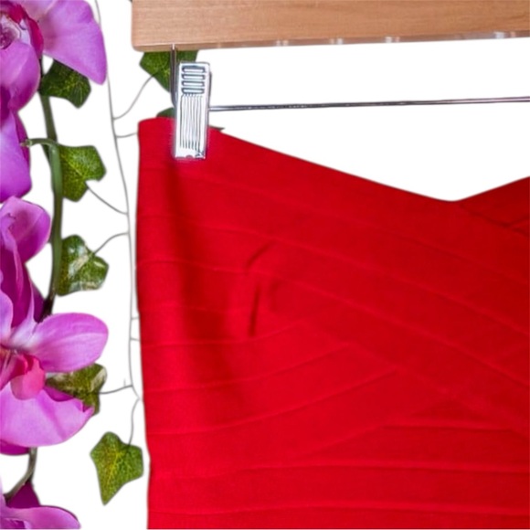 Hot Miami Styles Sexy Stretch Bandage Strapless Dress Date Party Miami Large - Picture 3 of 7